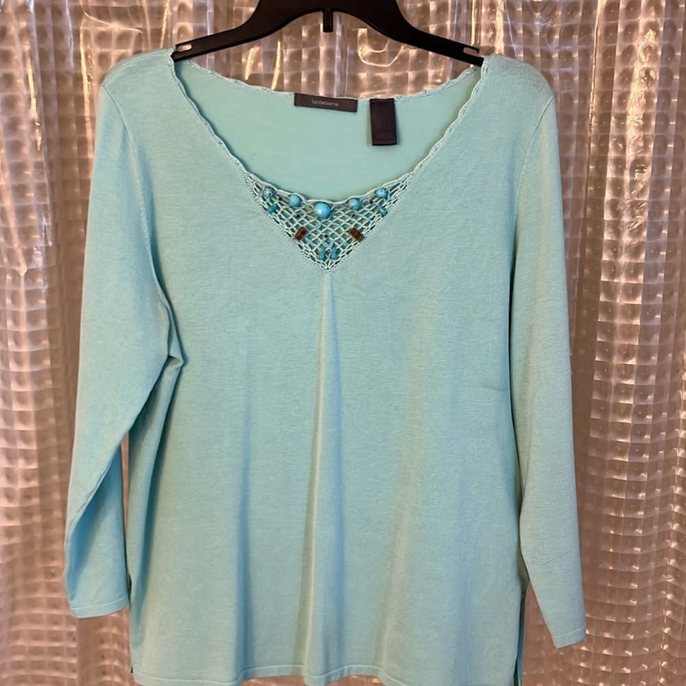 Silk blend top
